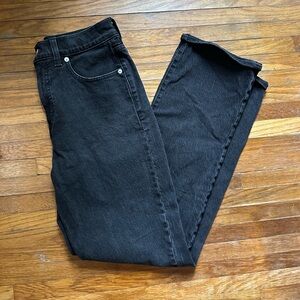 Madewell 90s Straight Jean Washed Black
